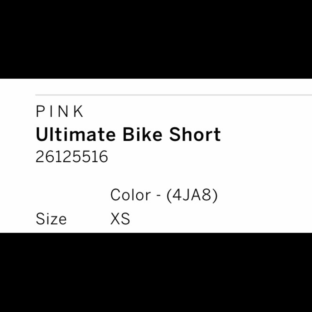 🔥PINK VICS SECRET BIKER SHORTS🔥 - Picture 2 of 8